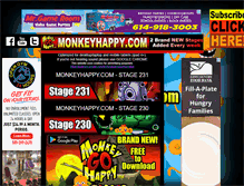 Tablet Screenshot of monkeyhappy.com